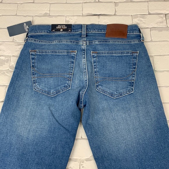 Hollister Epic Flex Slim Straight Jeans. Sz 28. New! NWT - Picture 1 of 15